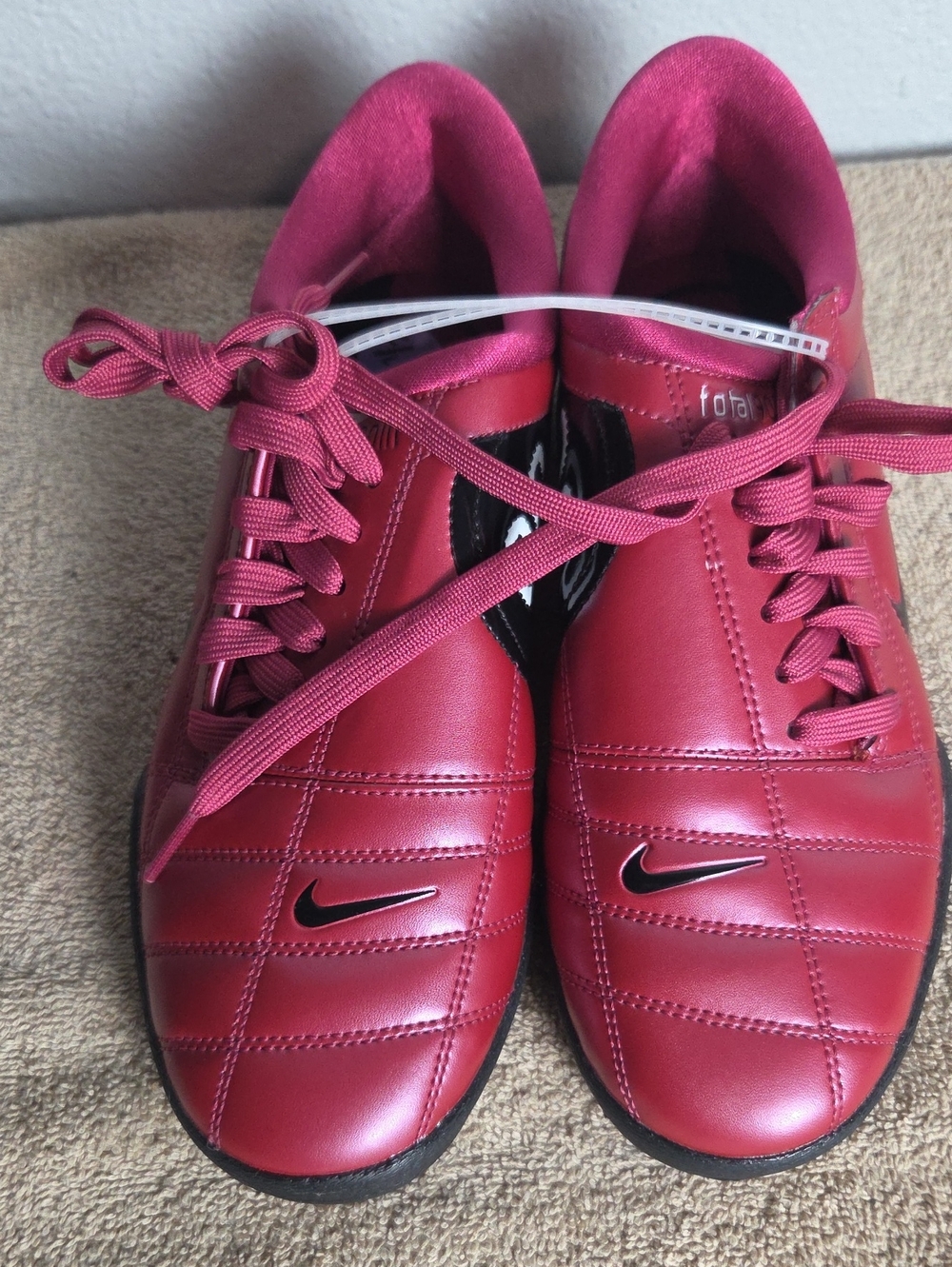 Nike Total 90 3 III "Bordeaux" sneakers Women Size 8.5 Bordeaux Red -